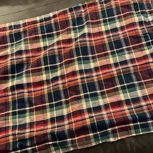 Ralph Lauren Garrison Plaid One Euro Sham & One Standard Sham